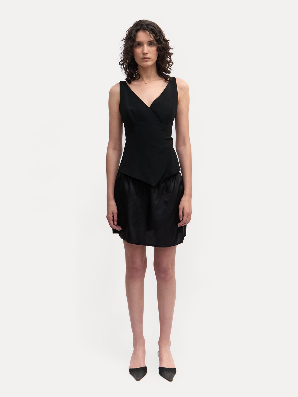 90’s Donna Karan Black Vest