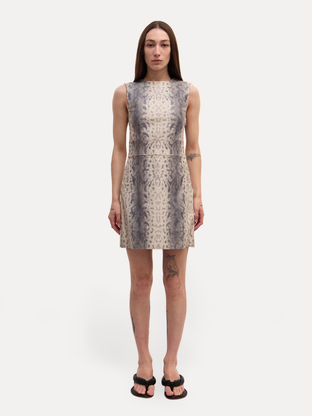 Gucci Python Embossed Leather Dress
