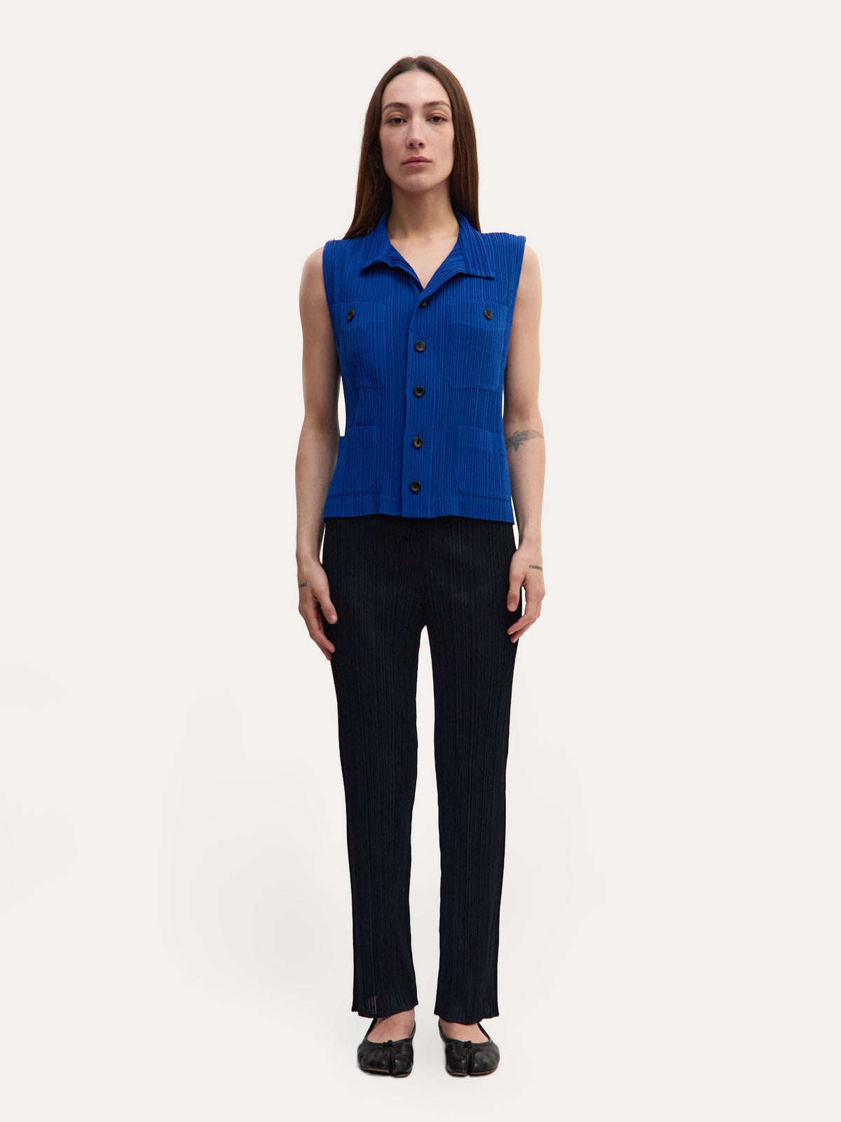 Issey Miyake Blue Vest