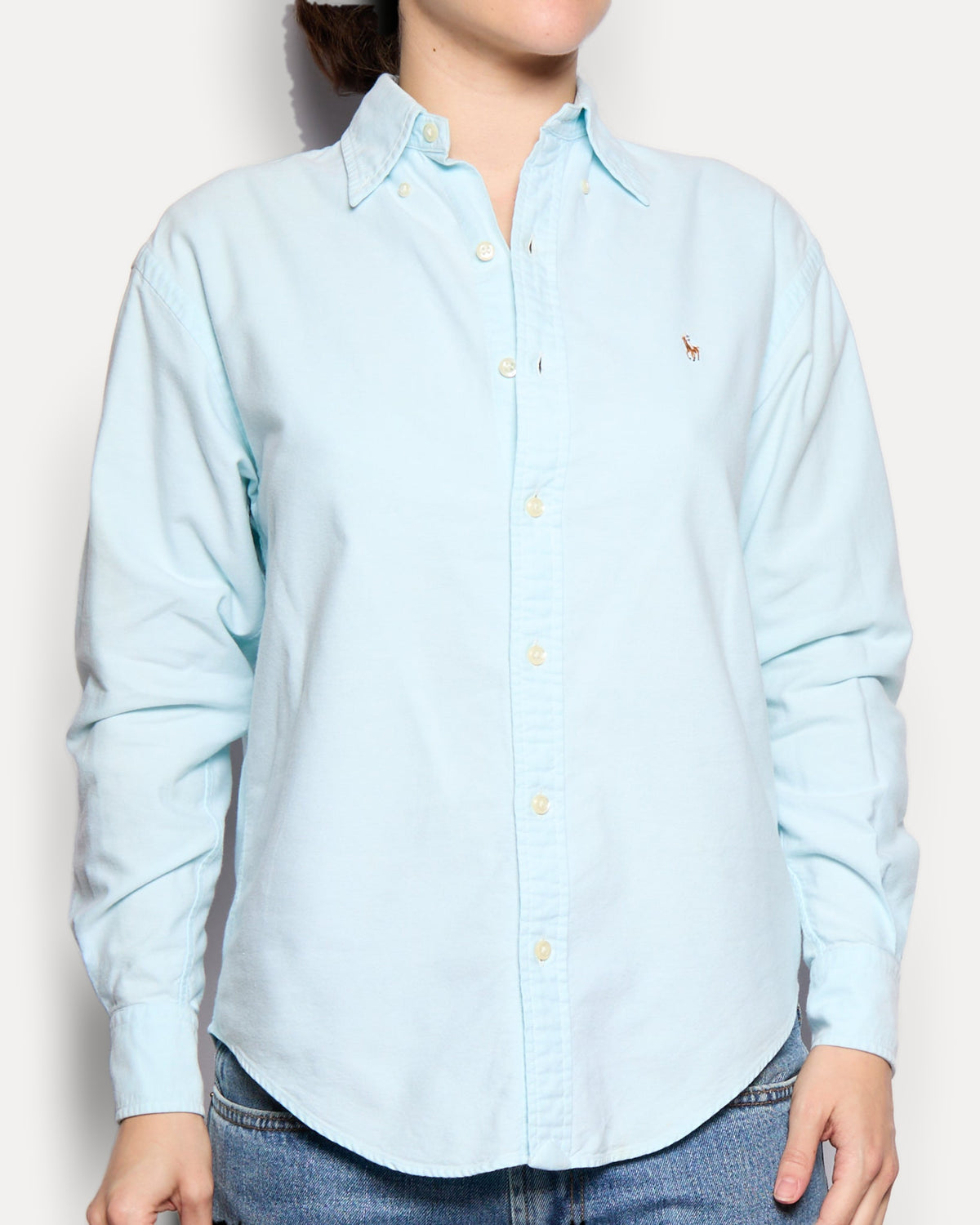 00’s Ralph Lauren Light Blue Button Down