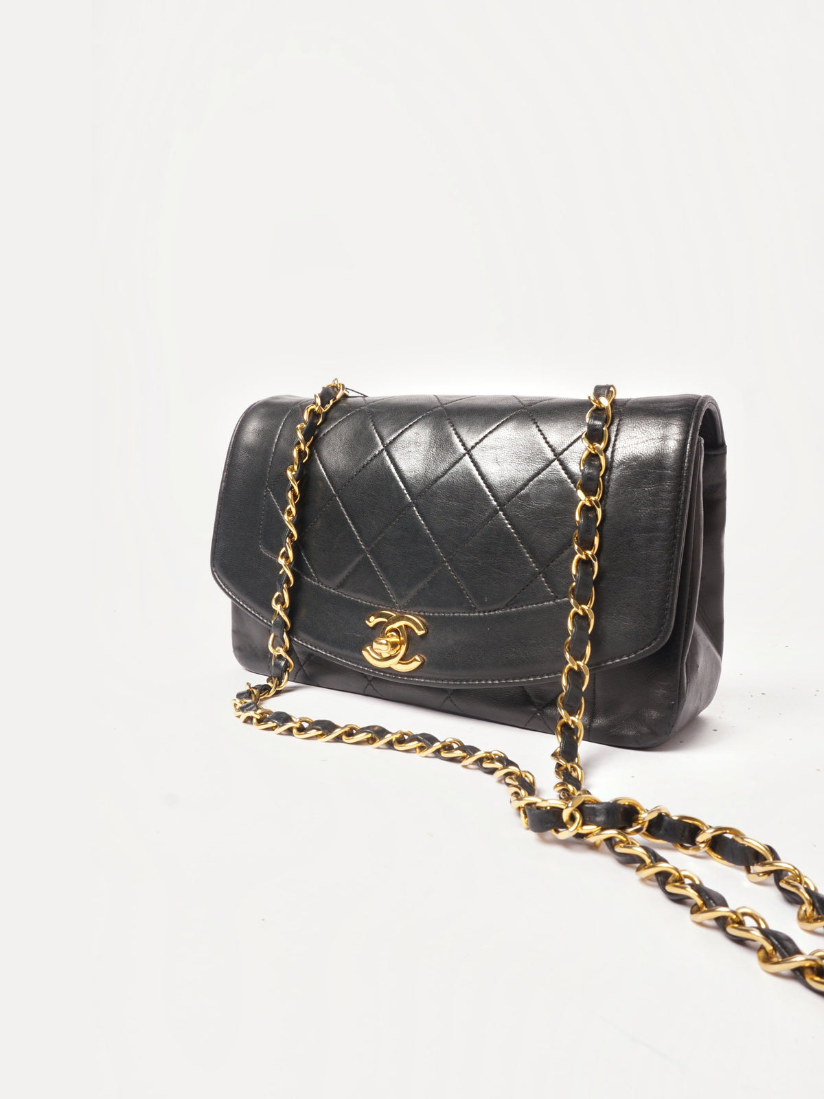 90's Chanel Lambskin Diana Bag