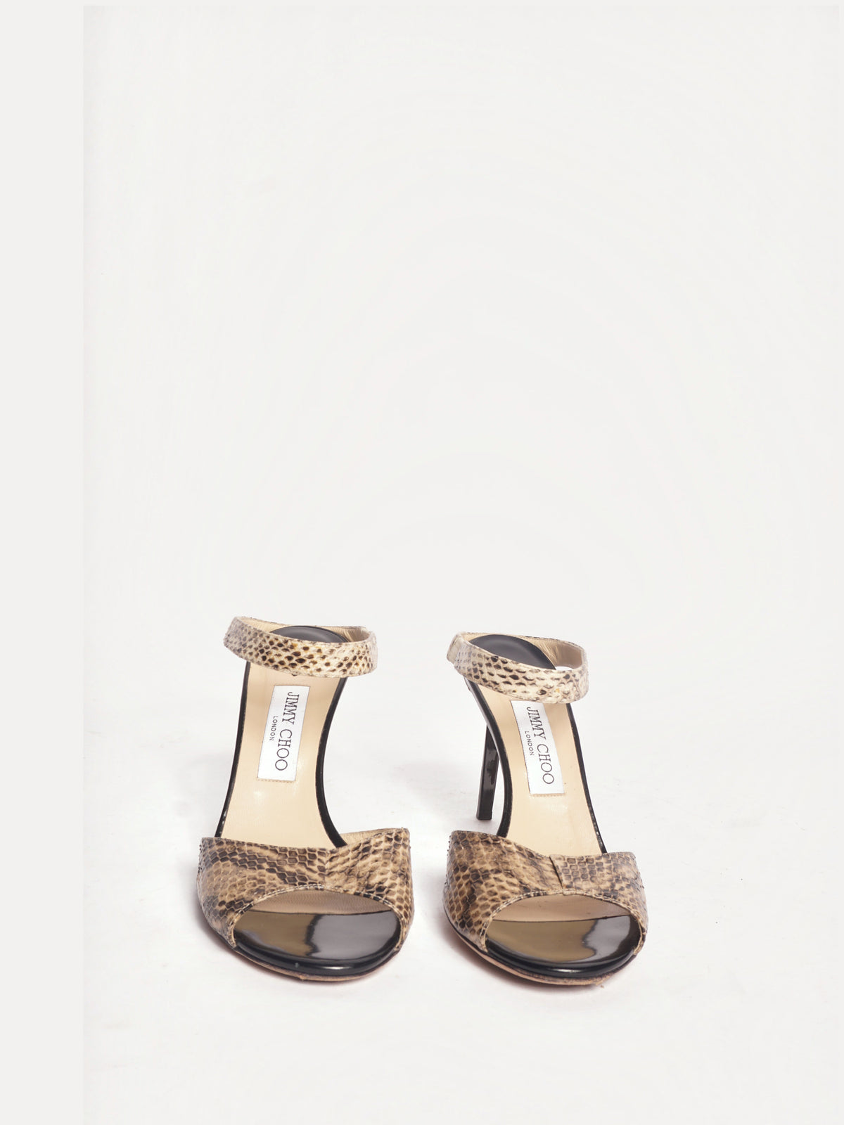 Jimmy Choo Snakeskin Mules