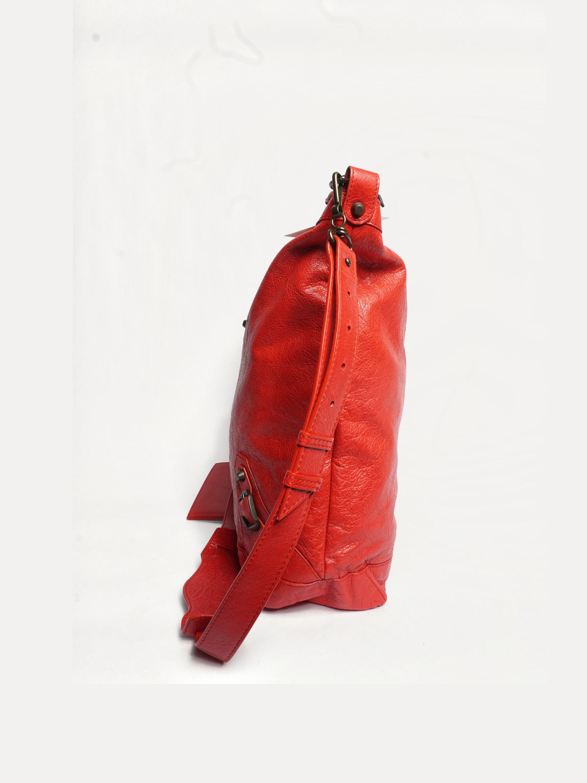 Balenciaga The Day Red Crossbody Bag