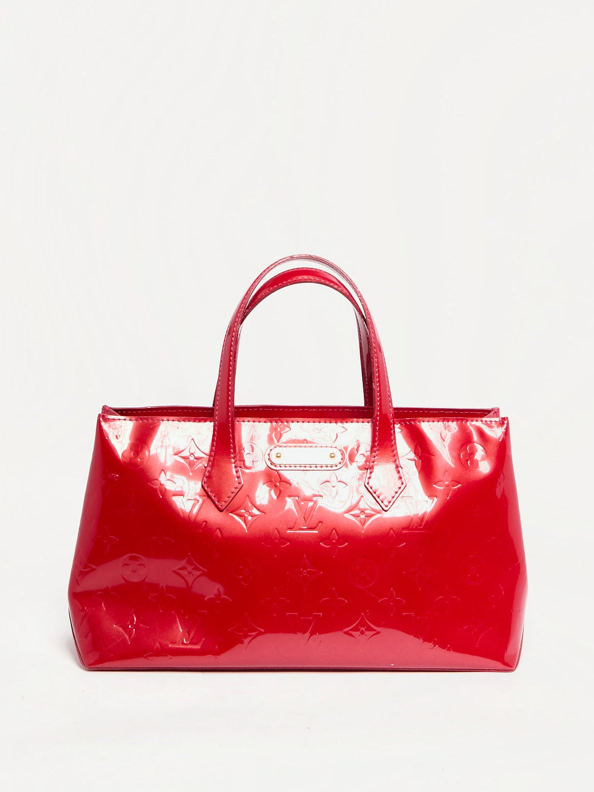 Louis Vuitton Red Patent Wilshire PM Bag