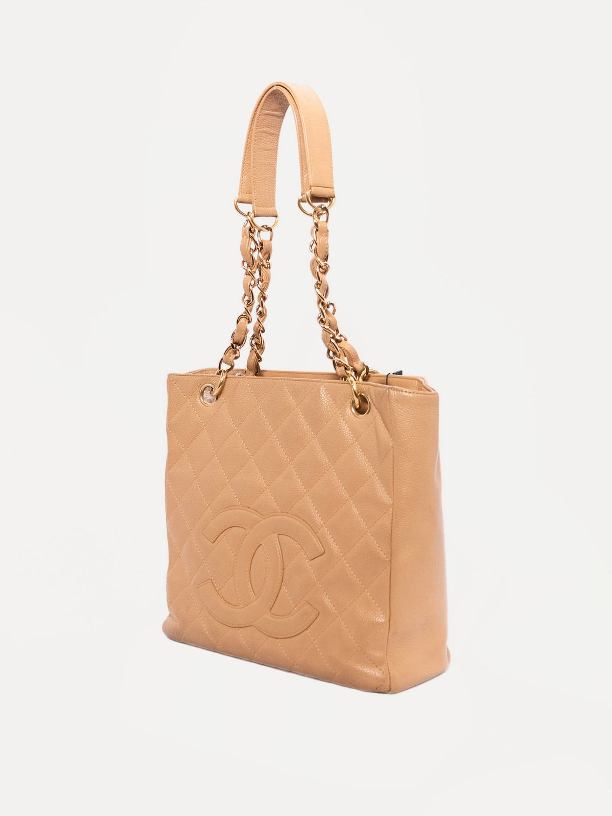 Chanel Tan Petit Shopping Tote
