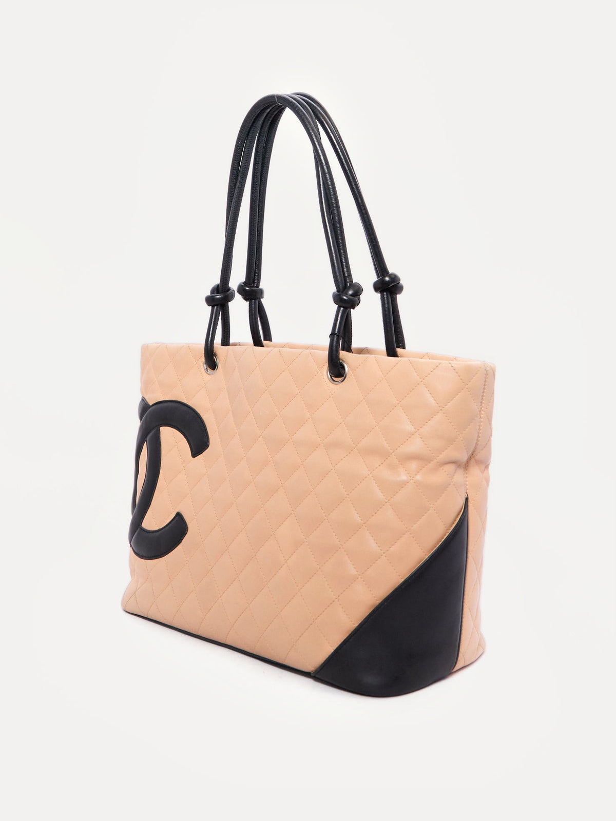Chanel Tan Rue Cambon CC Tote