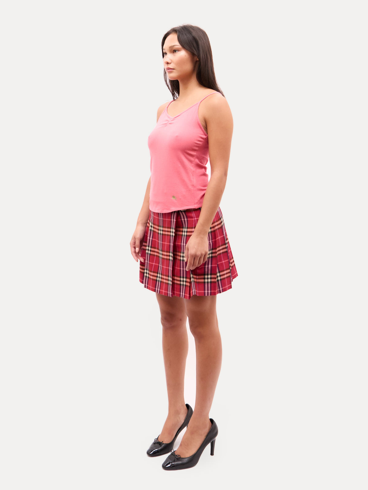 Burberry Pink Logo Tank Top
