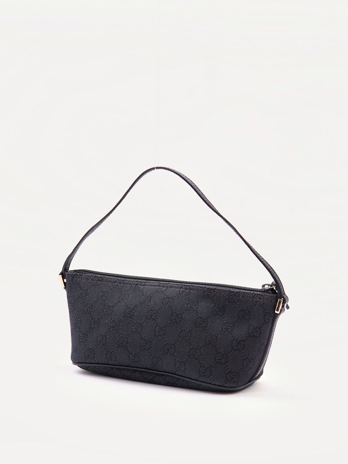 Gucci Black Monogram Pochette
