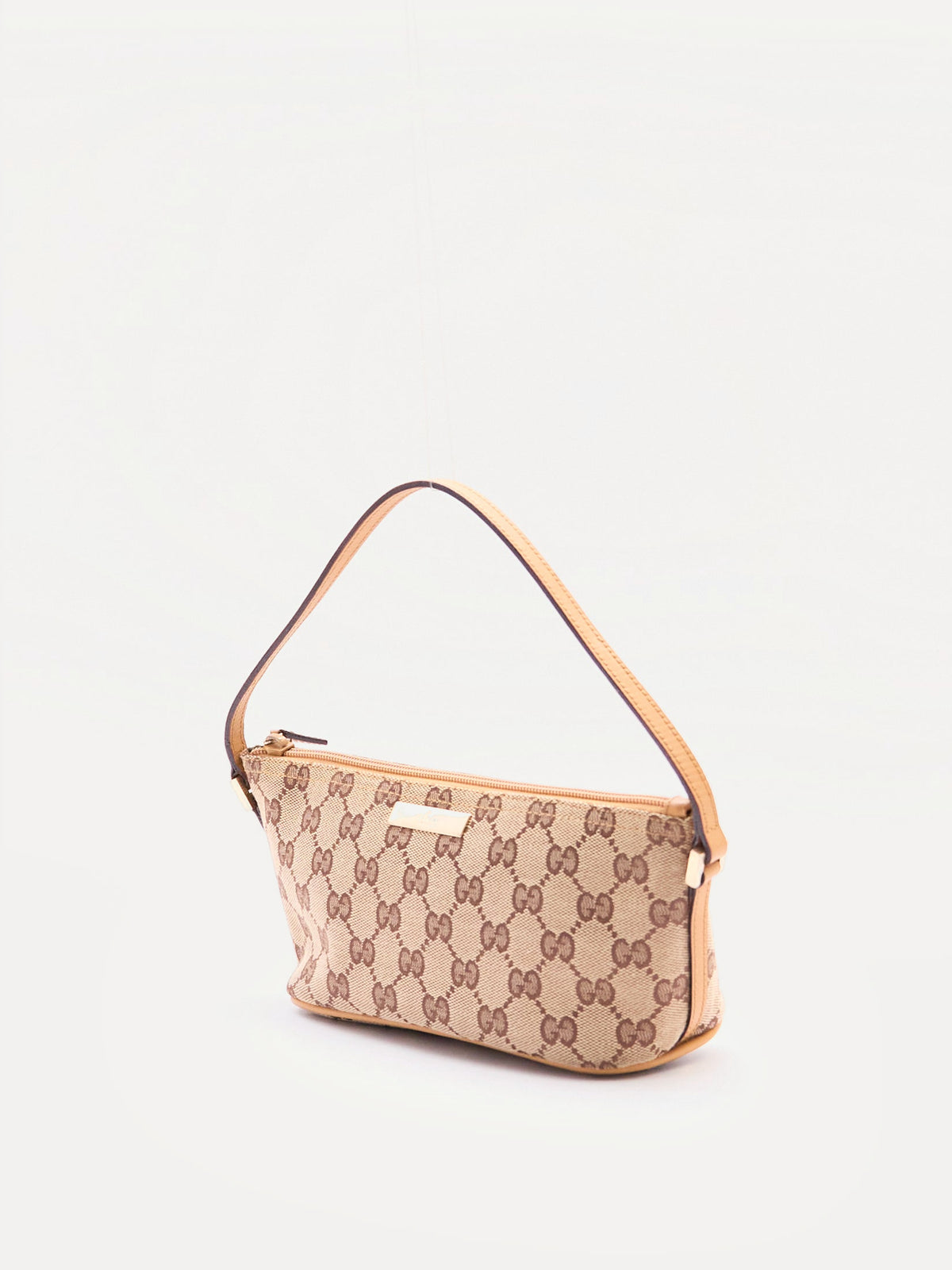 Gucci Beige Monogram Pochette