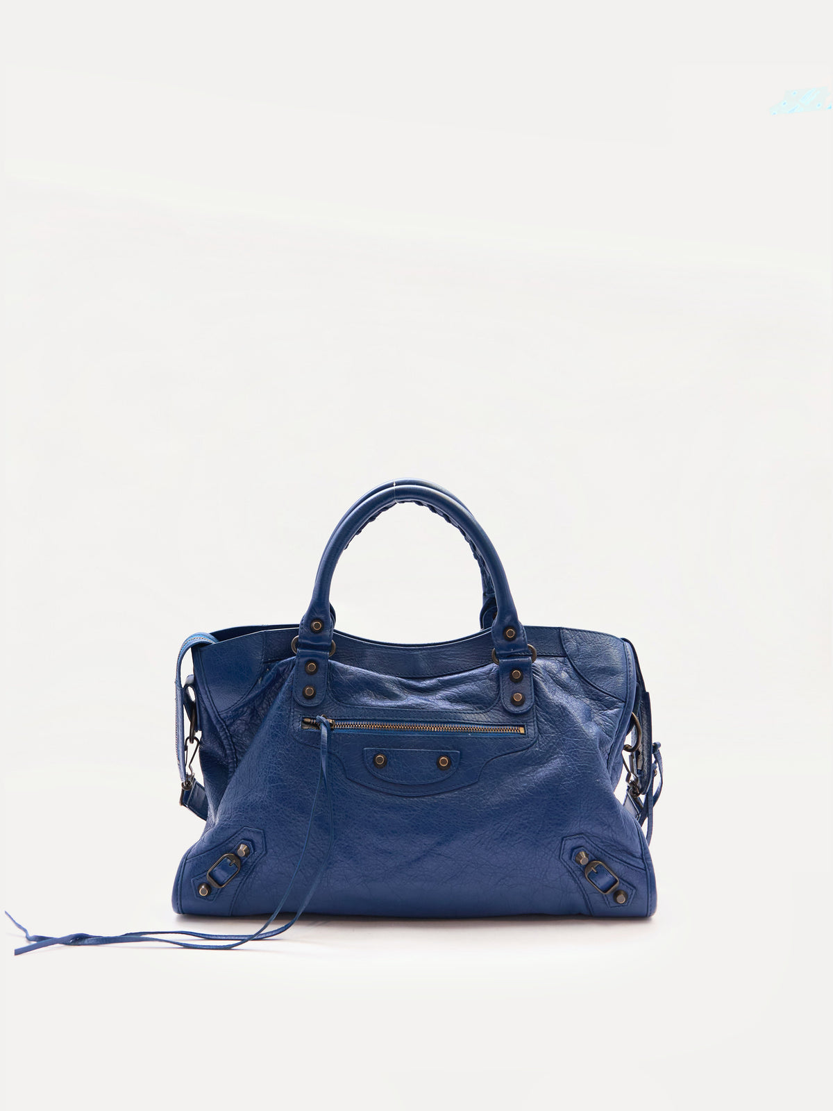 Balenciaga Navy City Bag