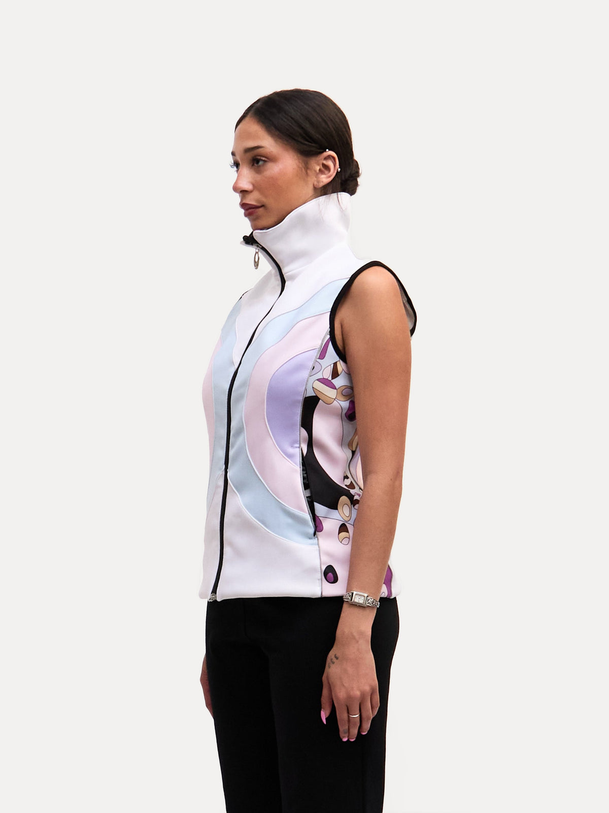 Pucci Rossingol Printed Multicolor Vest