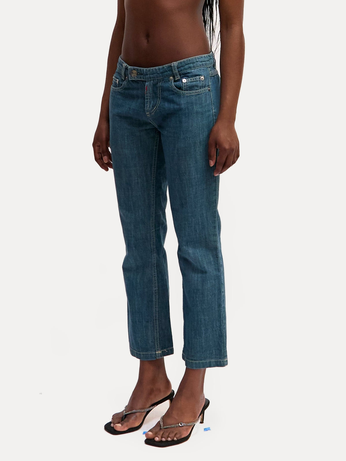Vivienne Westwood Denim Pants with Orb Embroidery