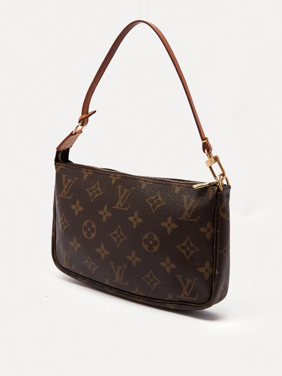 90's Louis Vuitton Pochette Accessoires Brown Monogram Pouch