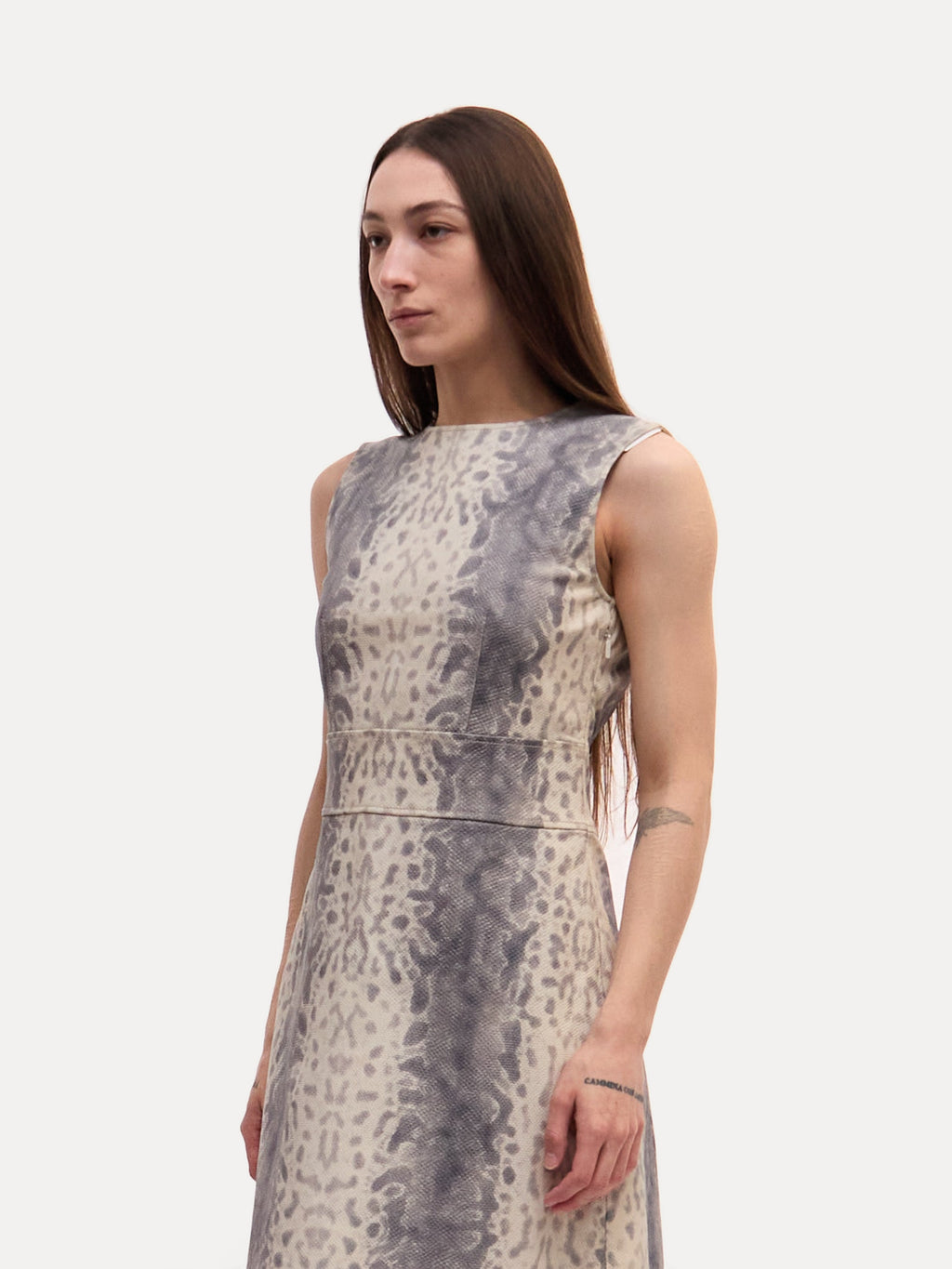 Gucci Python Embossed Leather Dress