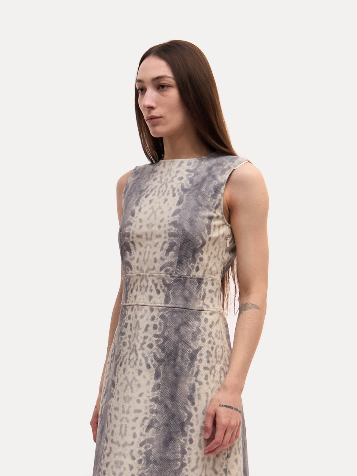 Gucci Python Embossed Leather Dress