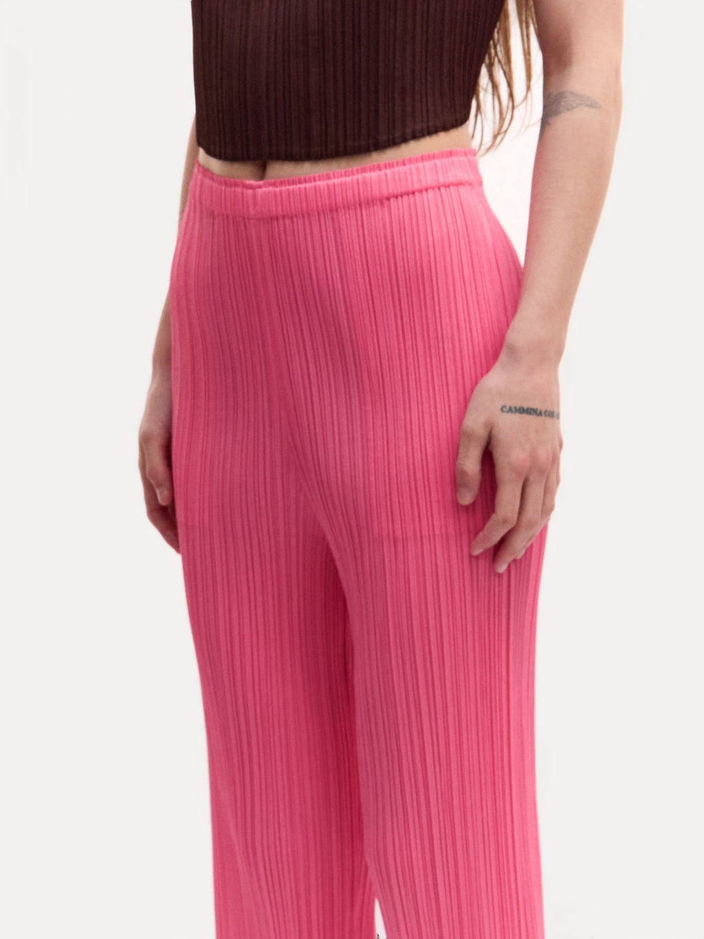 Issey Miyake Pleats Please Light Pink Pants