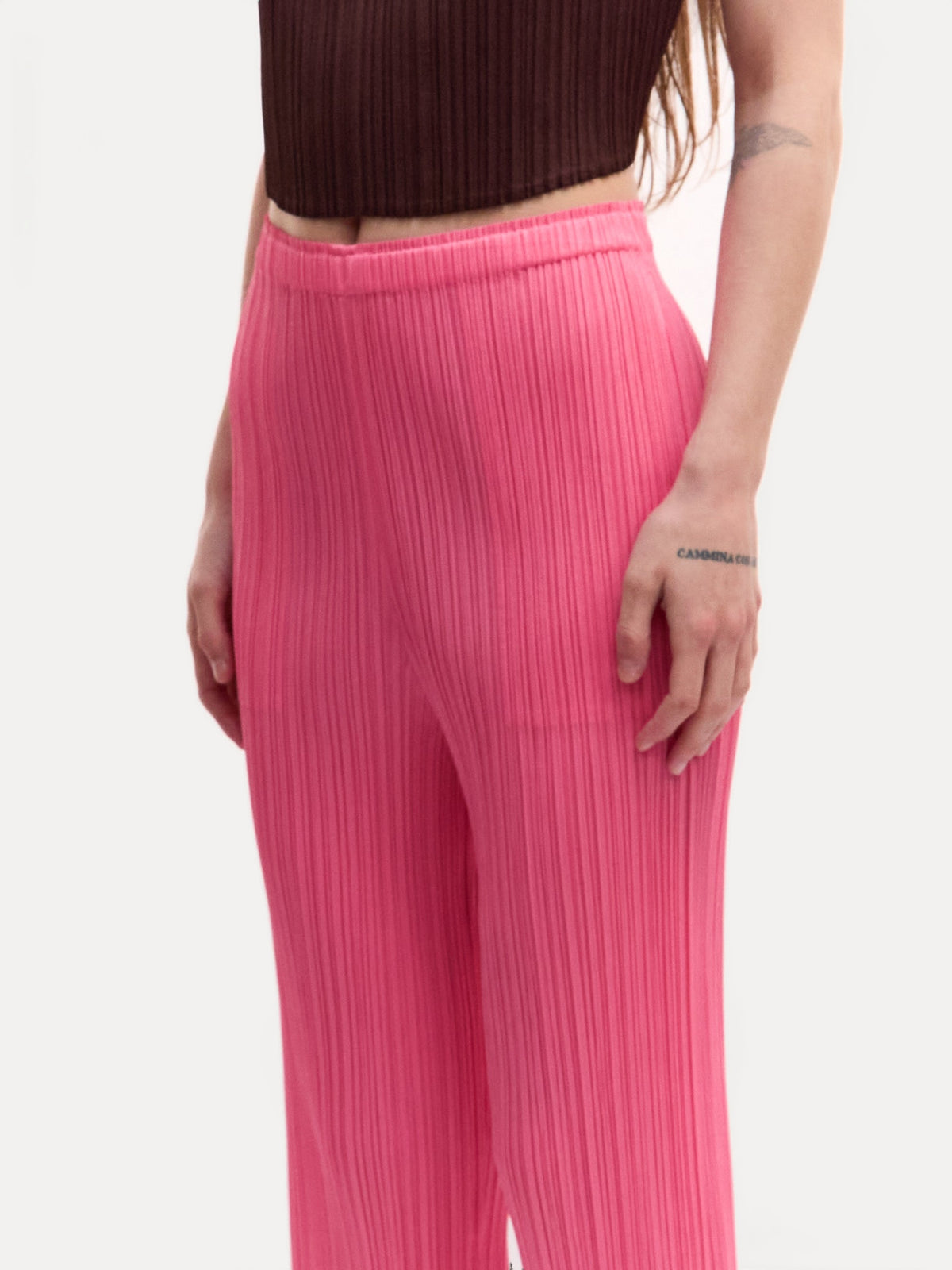 Issey Miyake Pleats Please Light Pink Pants