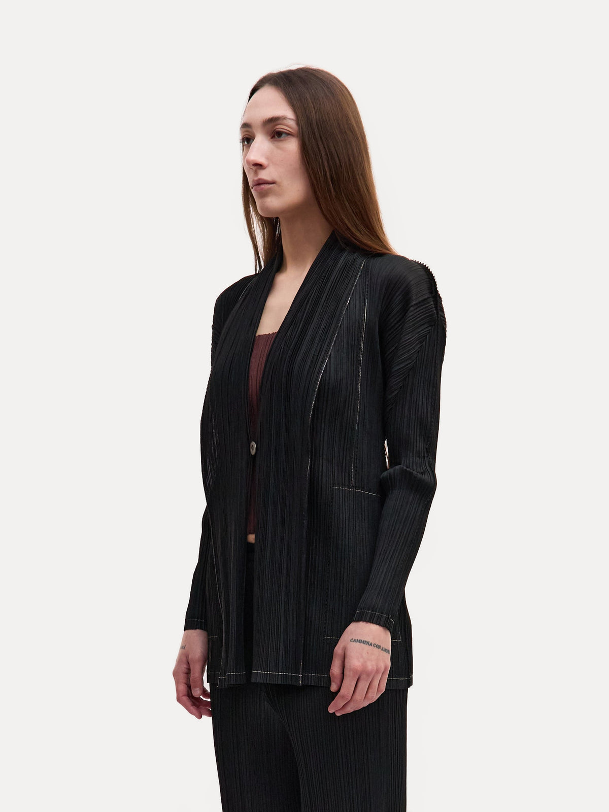 2014 Pleats Please Black Long Sleeve