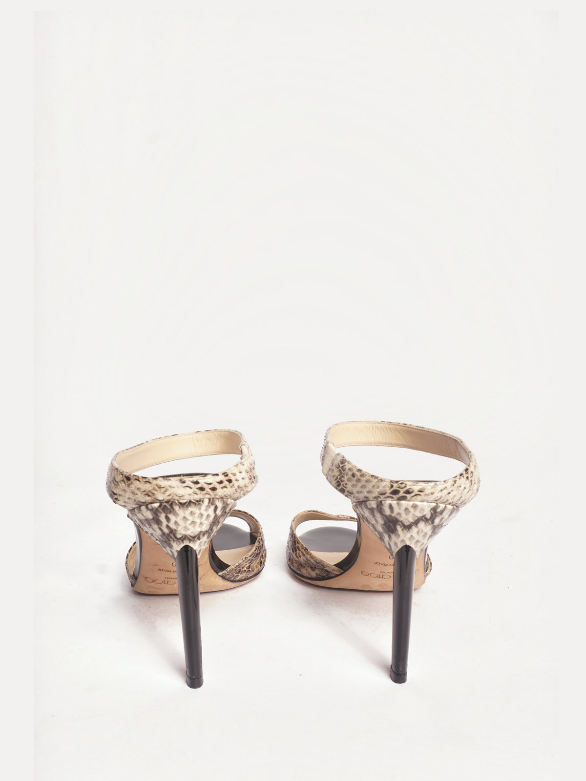 Jimmy Choo Snakeskin Mules