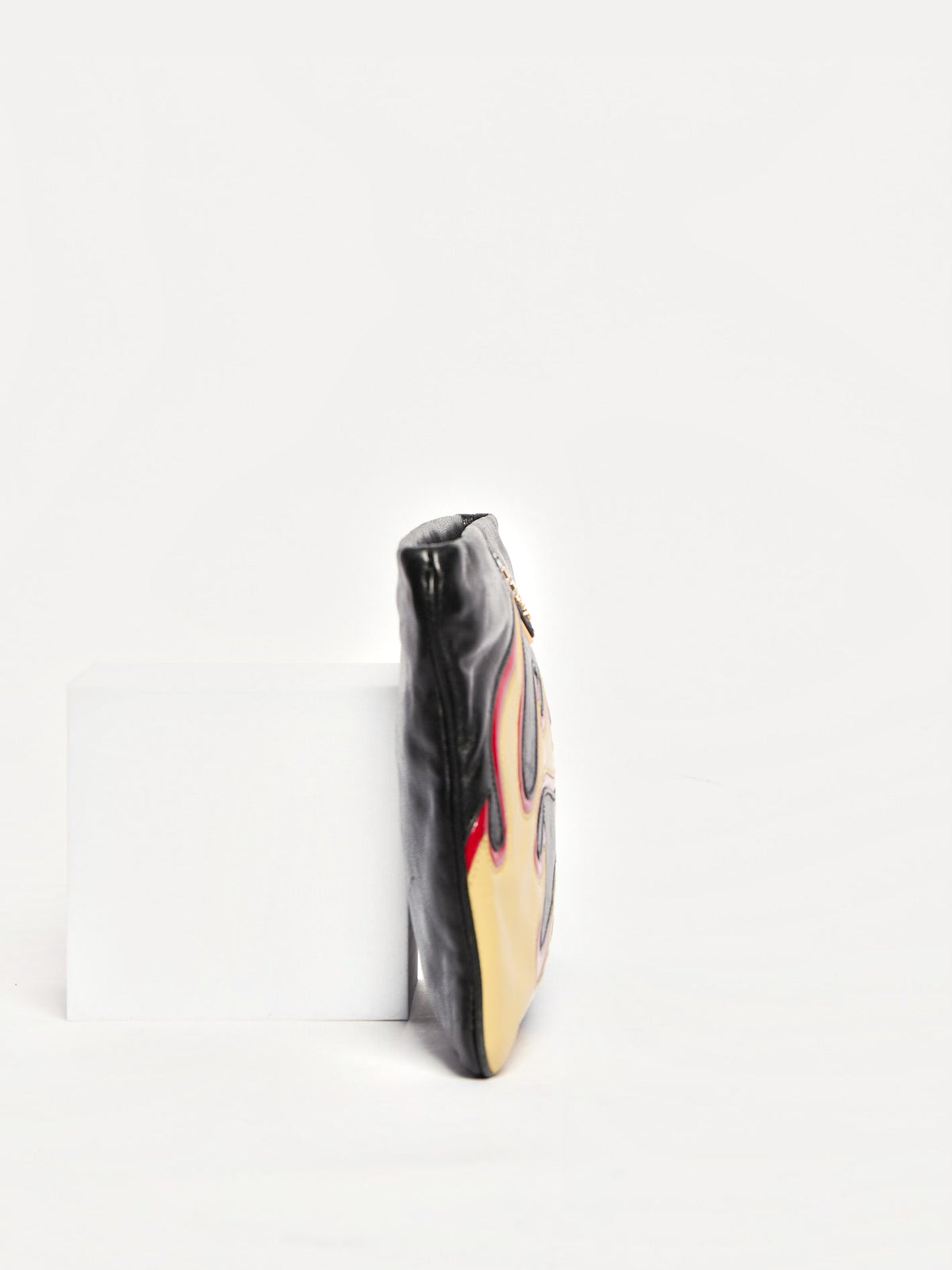 2000's Prada Leather Flame Clutch
