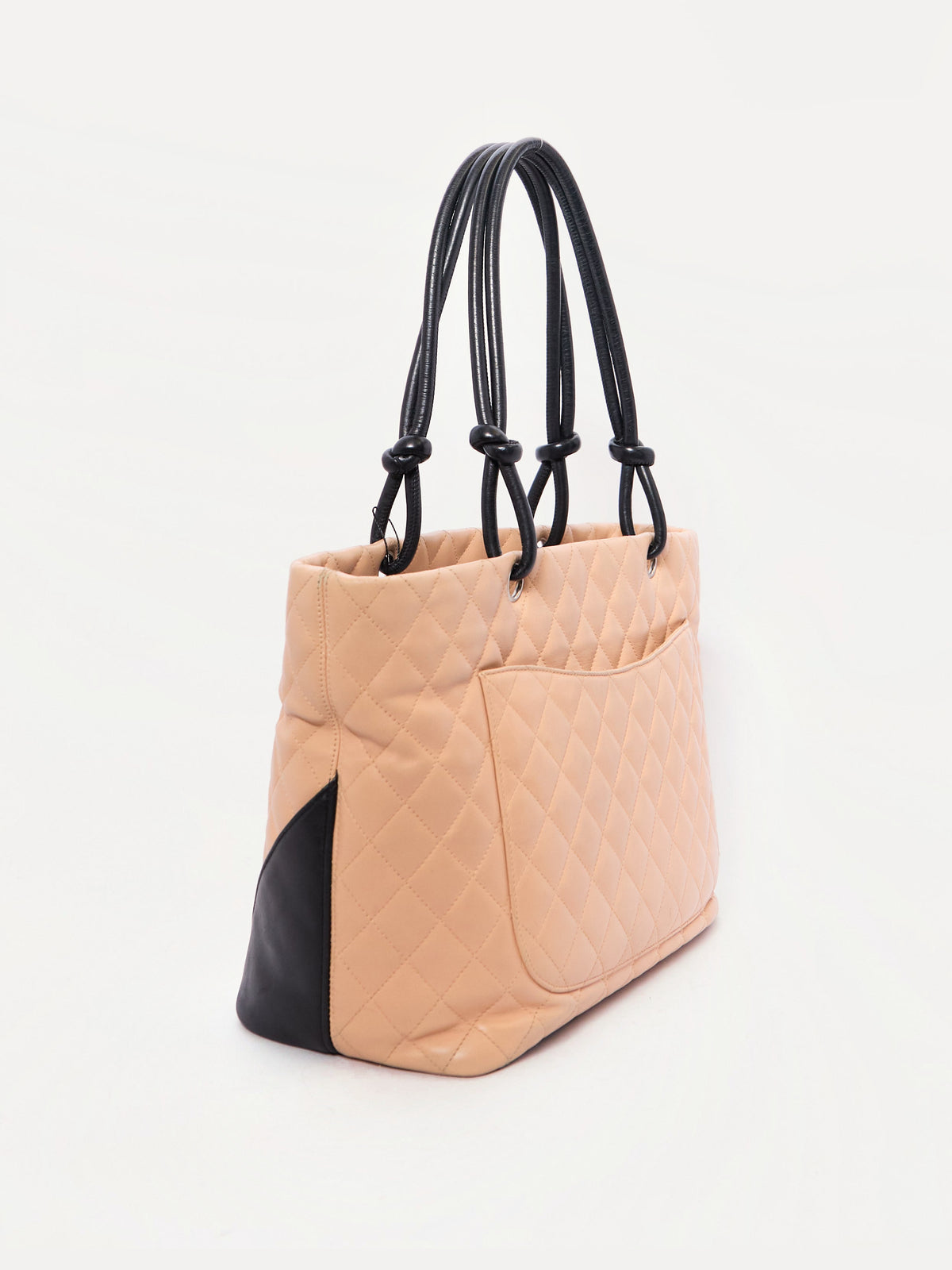 Chanel Tan Rue Cambon CC Tote