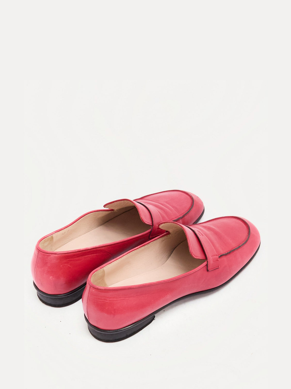 Chanel Red CC Loafer 40