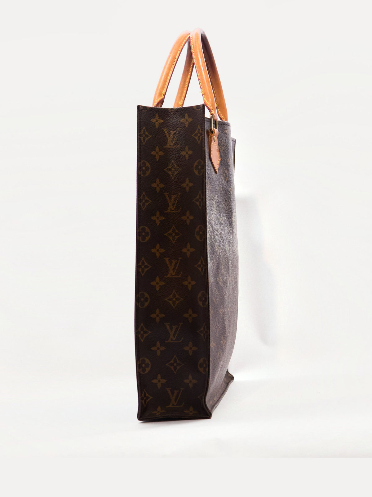 Louis Vuitton Sac Plat Brown Monogram Tote Bag