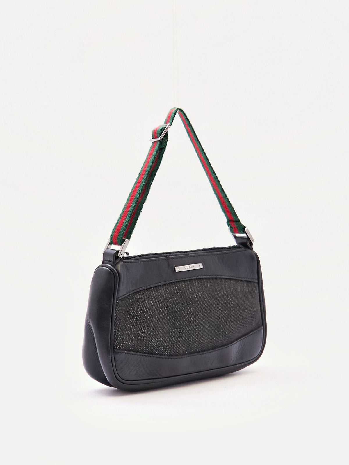 Gucci Black Sherry Canvas Pouch