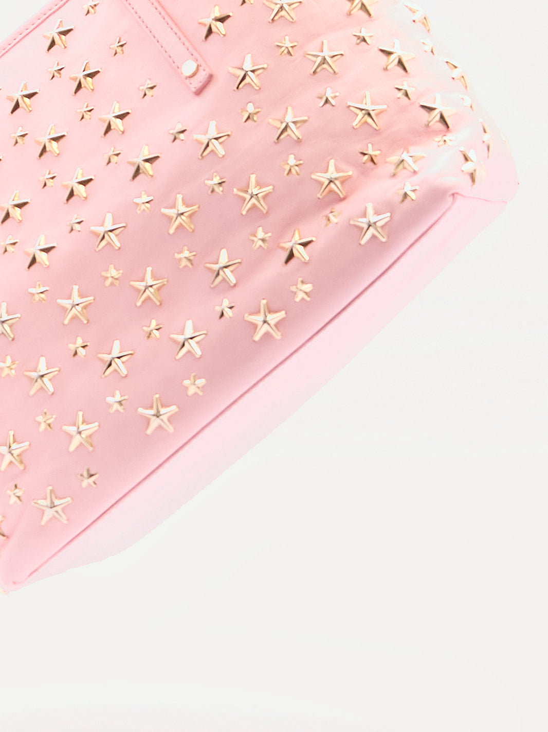 Jimmy Choo Pink Stars Studded Tote