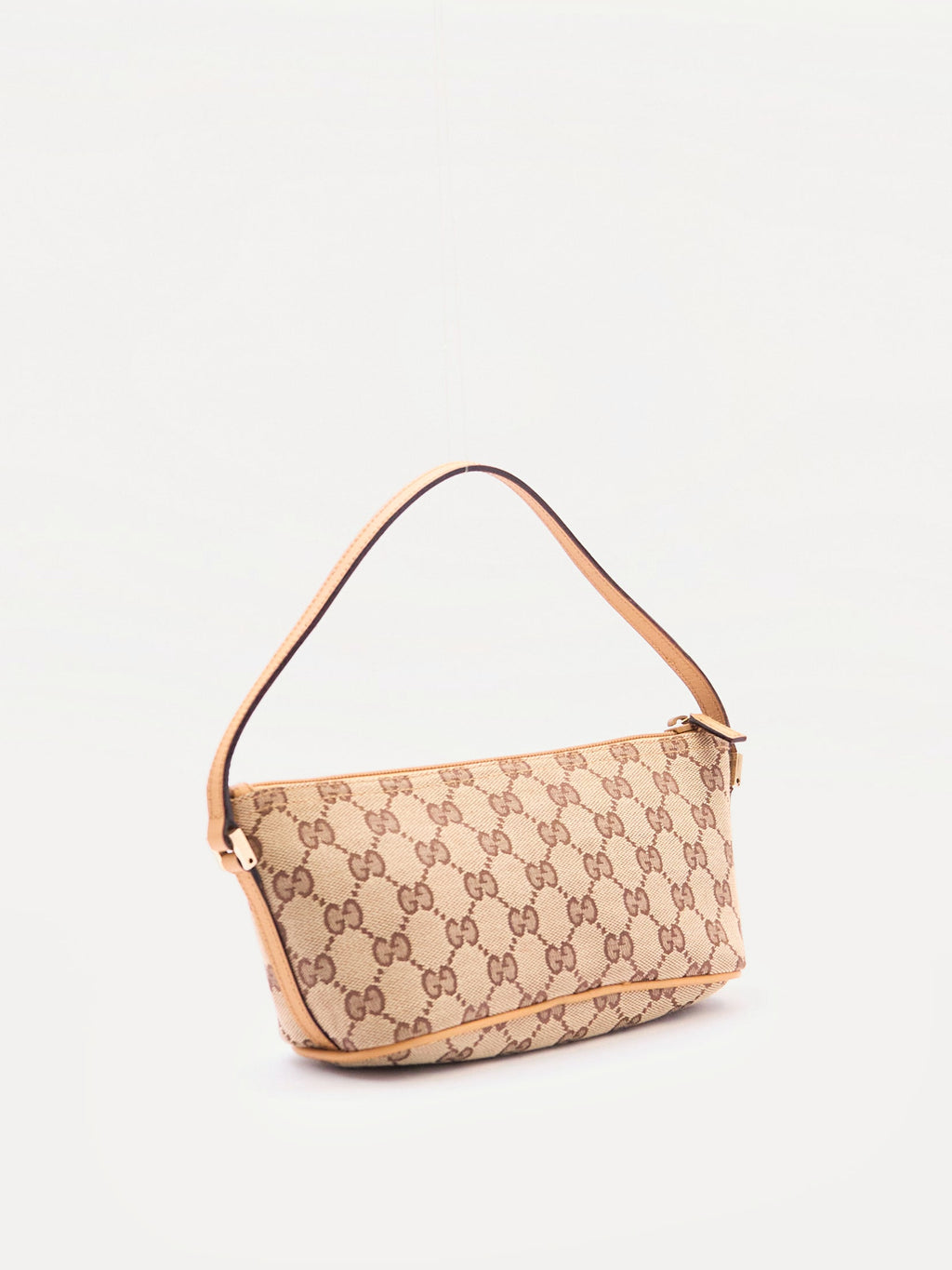 Gucci Beige Monogram Pochette