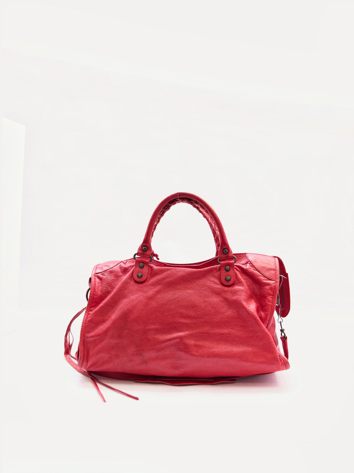 Balenciaga Red City Bag