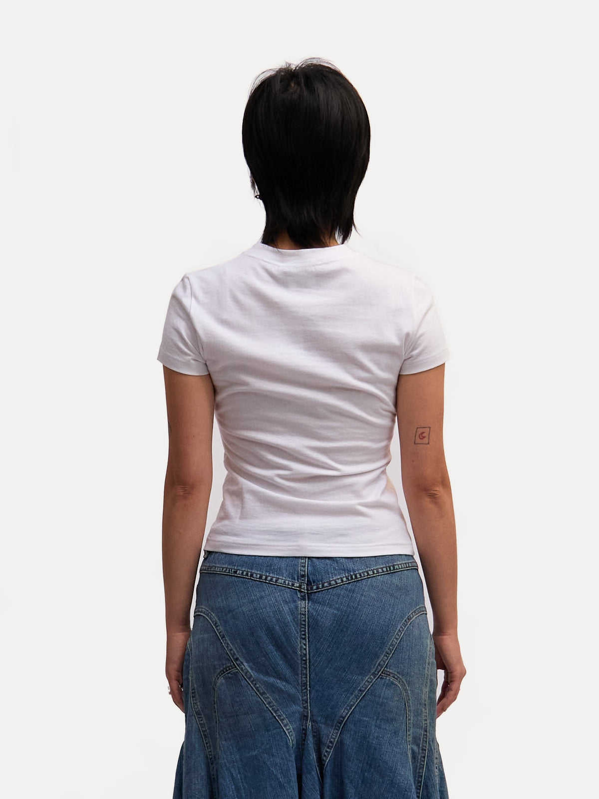 Christian Dior White Cartoon Print Top by John Galliano