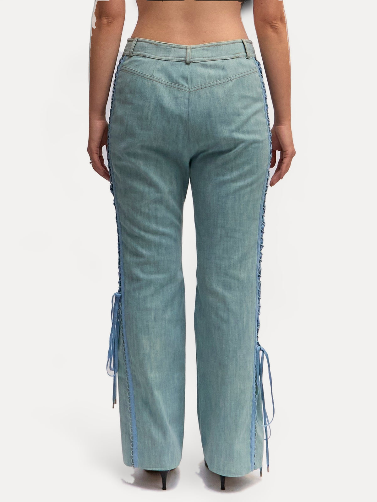 Christian Dior 'Admit It' Denim Pants by John Galliano