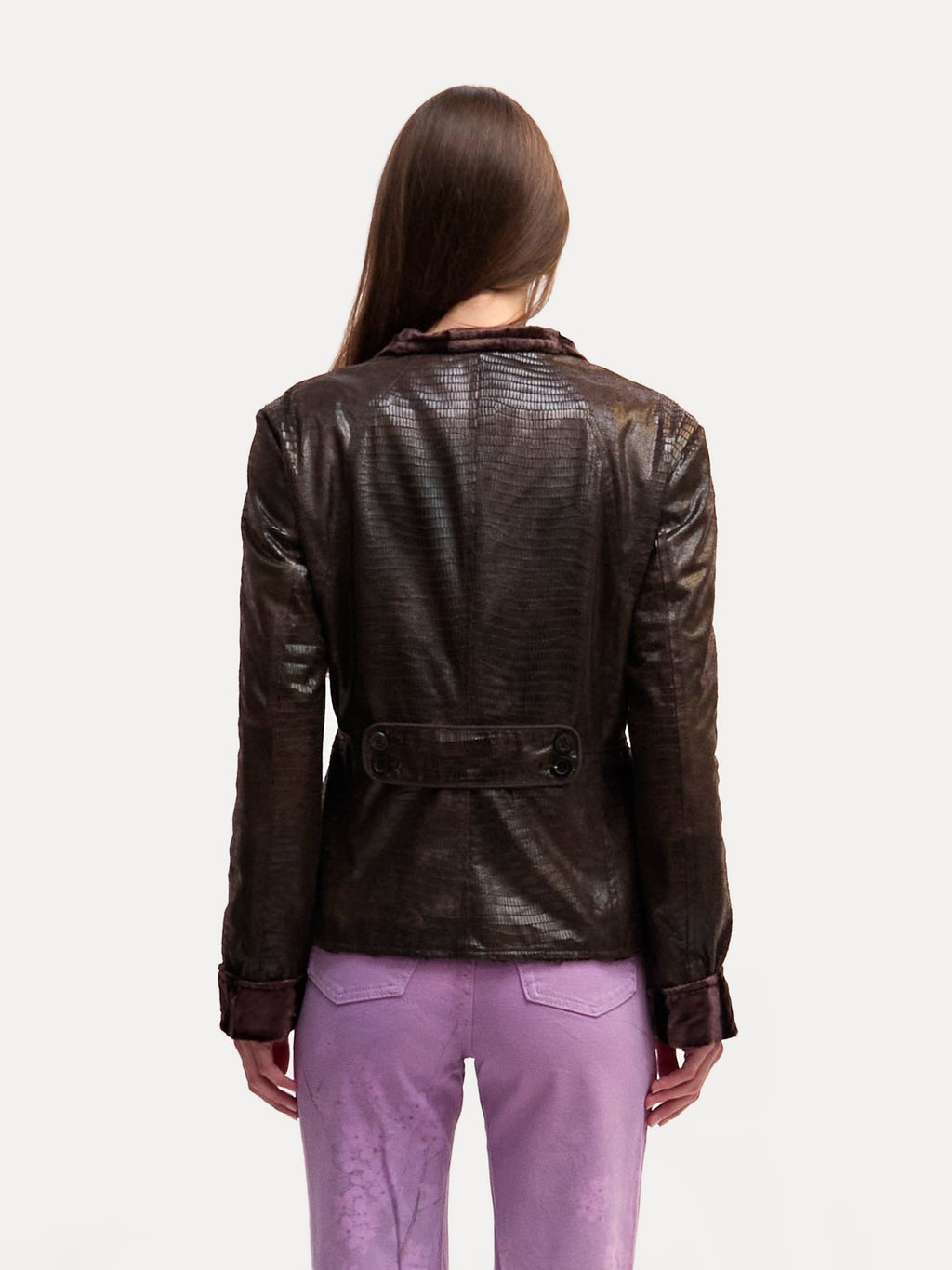 Armani Collezioni Embossed Blazer