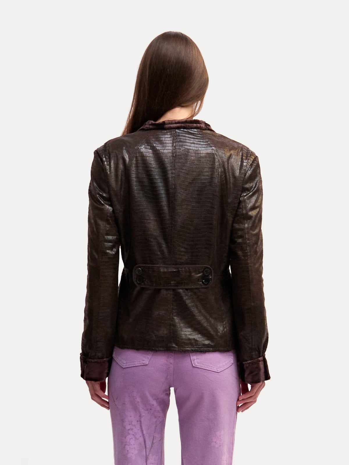 Armani Collezioni Embossed Blazer