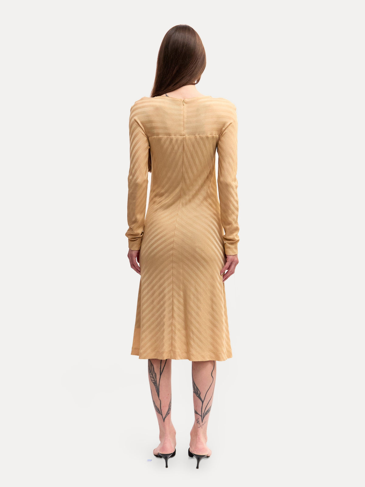 Missoni Gold Long Sleeve Dress