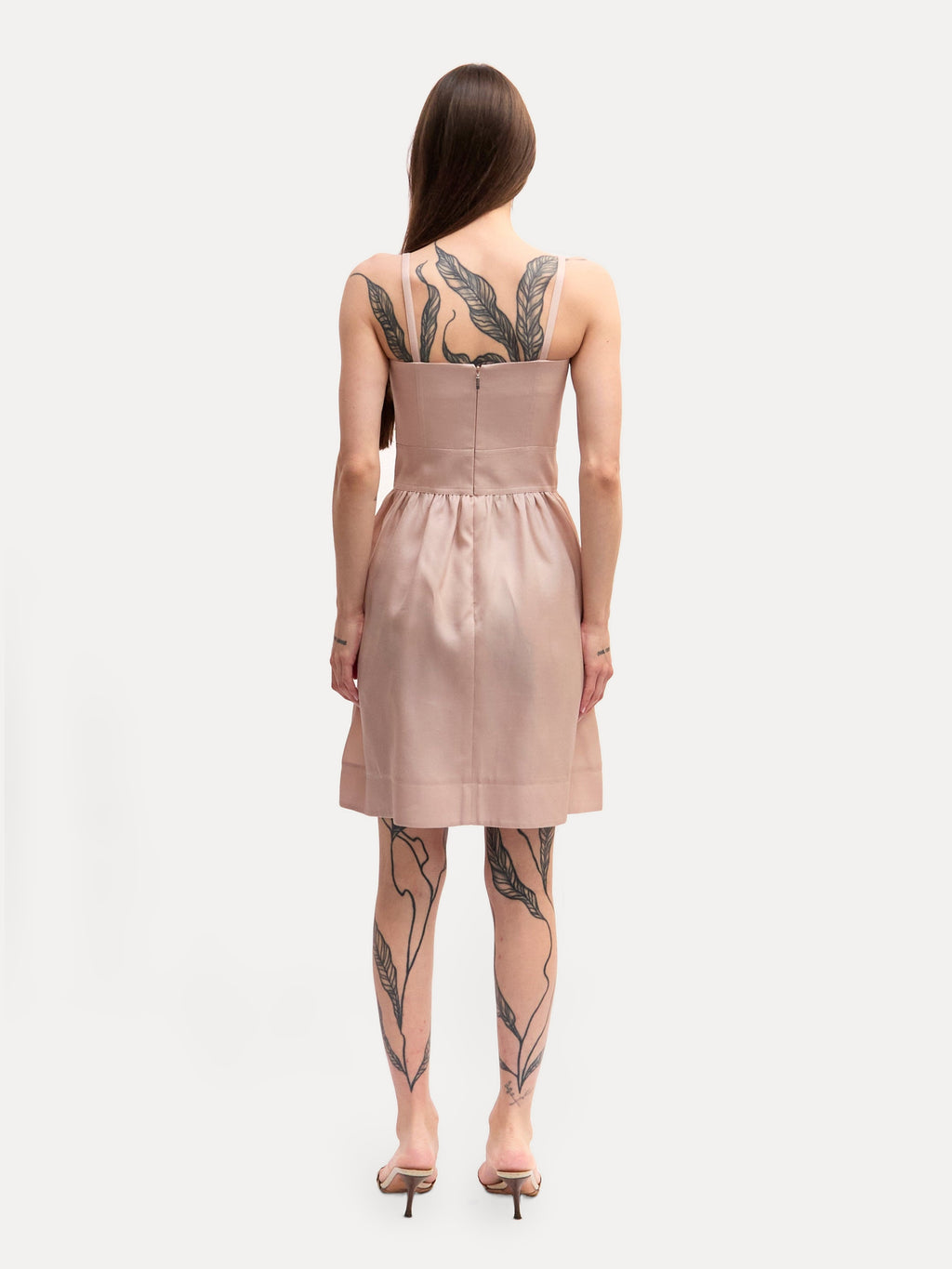 Fendi Pink Flower Tank Dress