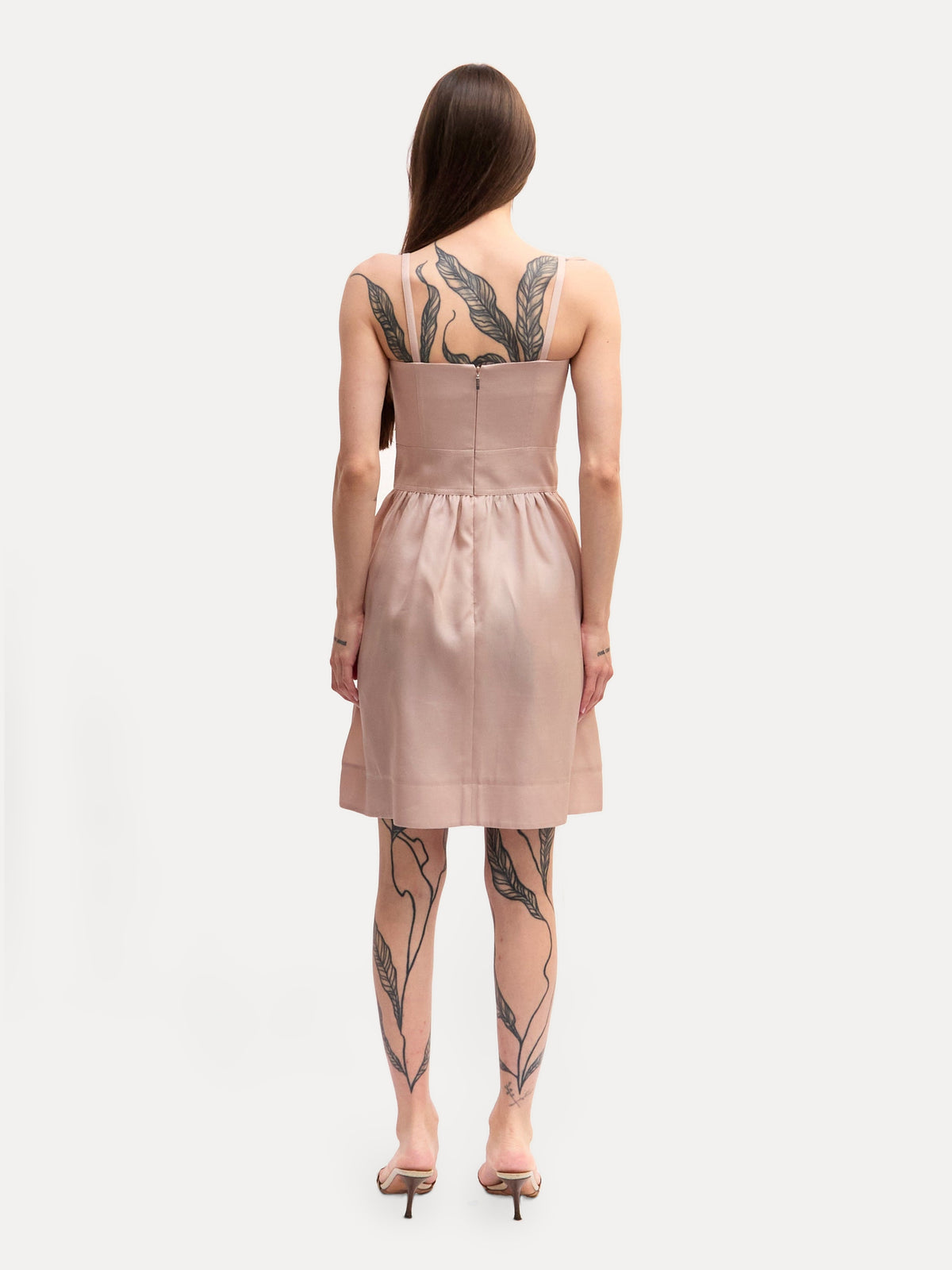 Fendi Pink Flower Tank Dress