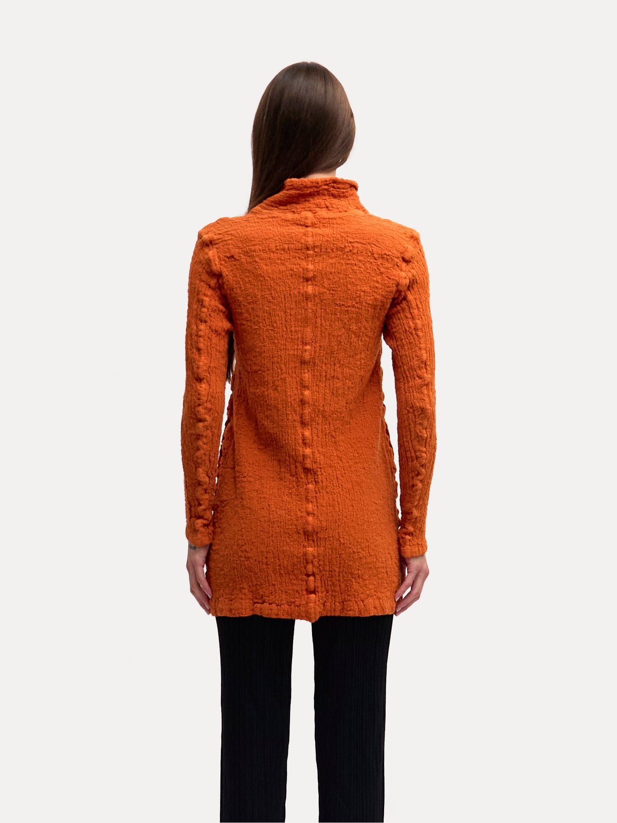 Issey Miyake Me Orange Crinkle Jacket