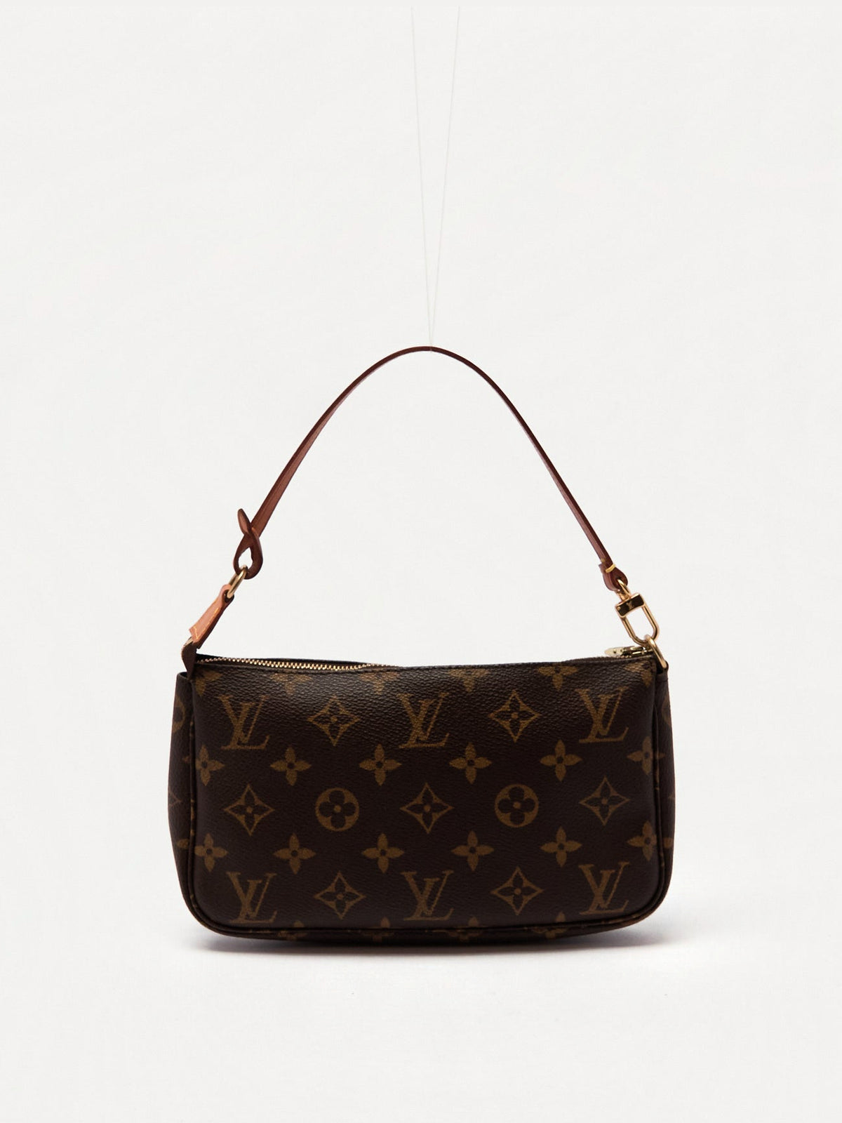 90's Louis Vuitton Pochette Accessoires Brown Monogram Pouch