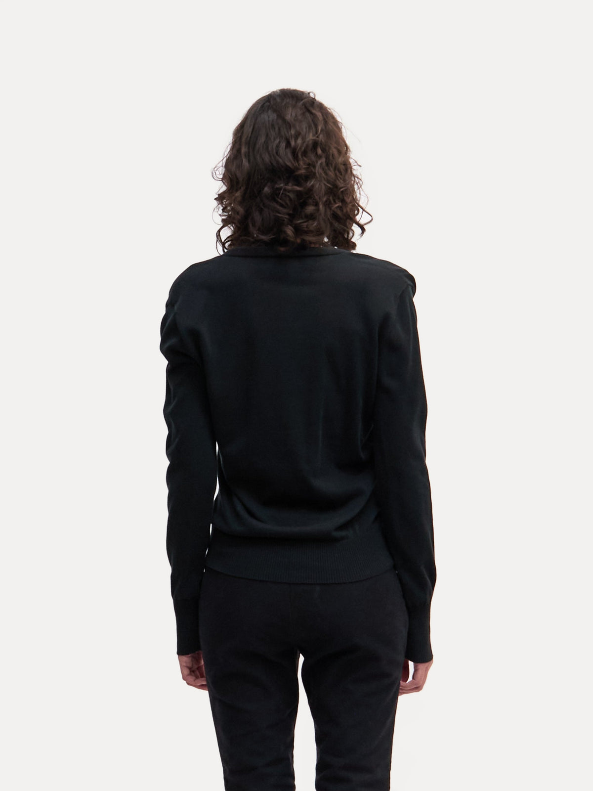 Fendi Black Cardigan with Bow Detailing