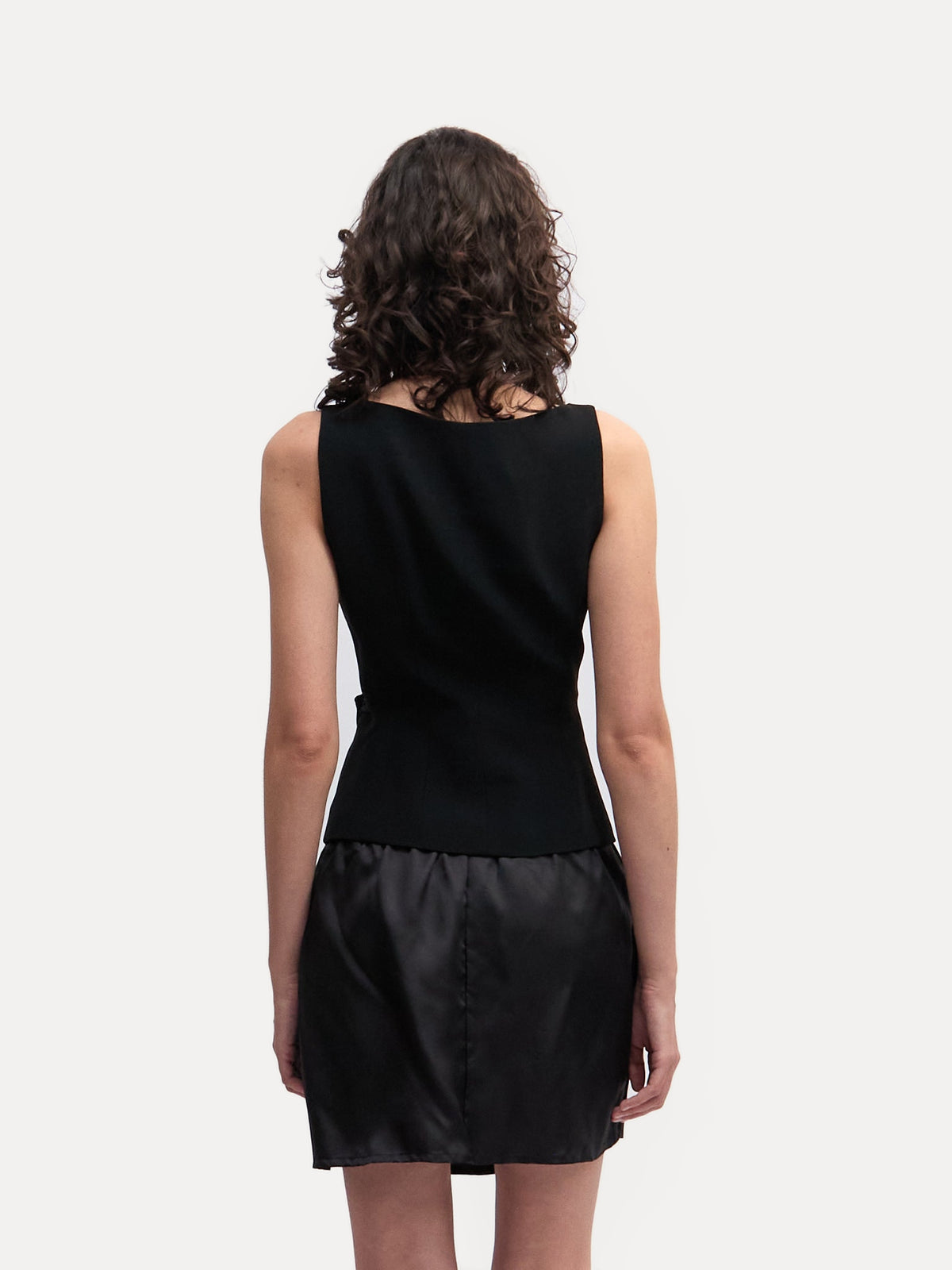 90’s Donna Karan Black Vest