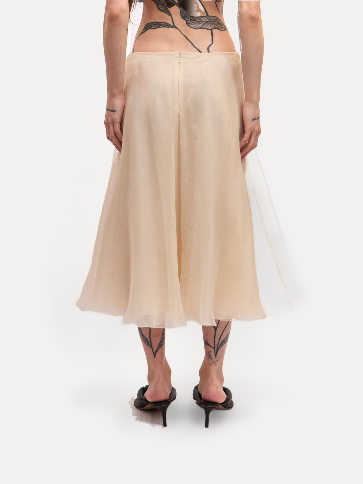 Ralph Lauren Purple Label Chiffon Skirt