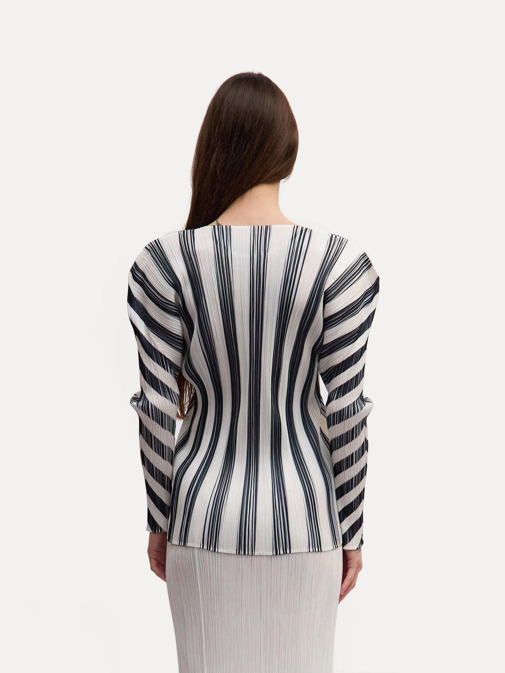 Pleats Pleats Striped Longsleeve