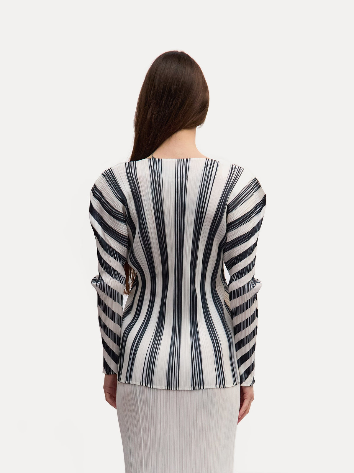 Pleats Pleats Striped Longsleeve