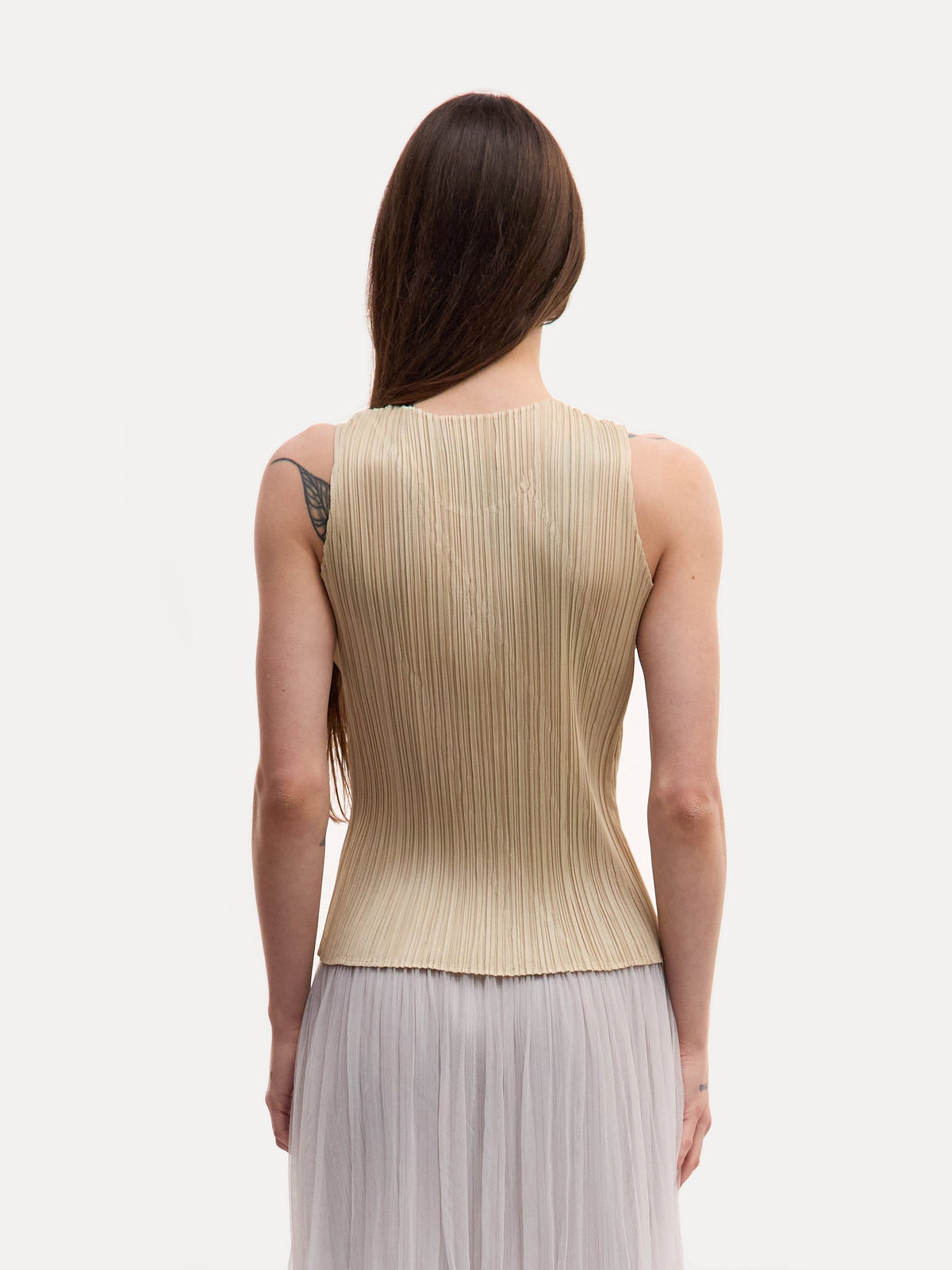 Pleats Please Nude Tank Top