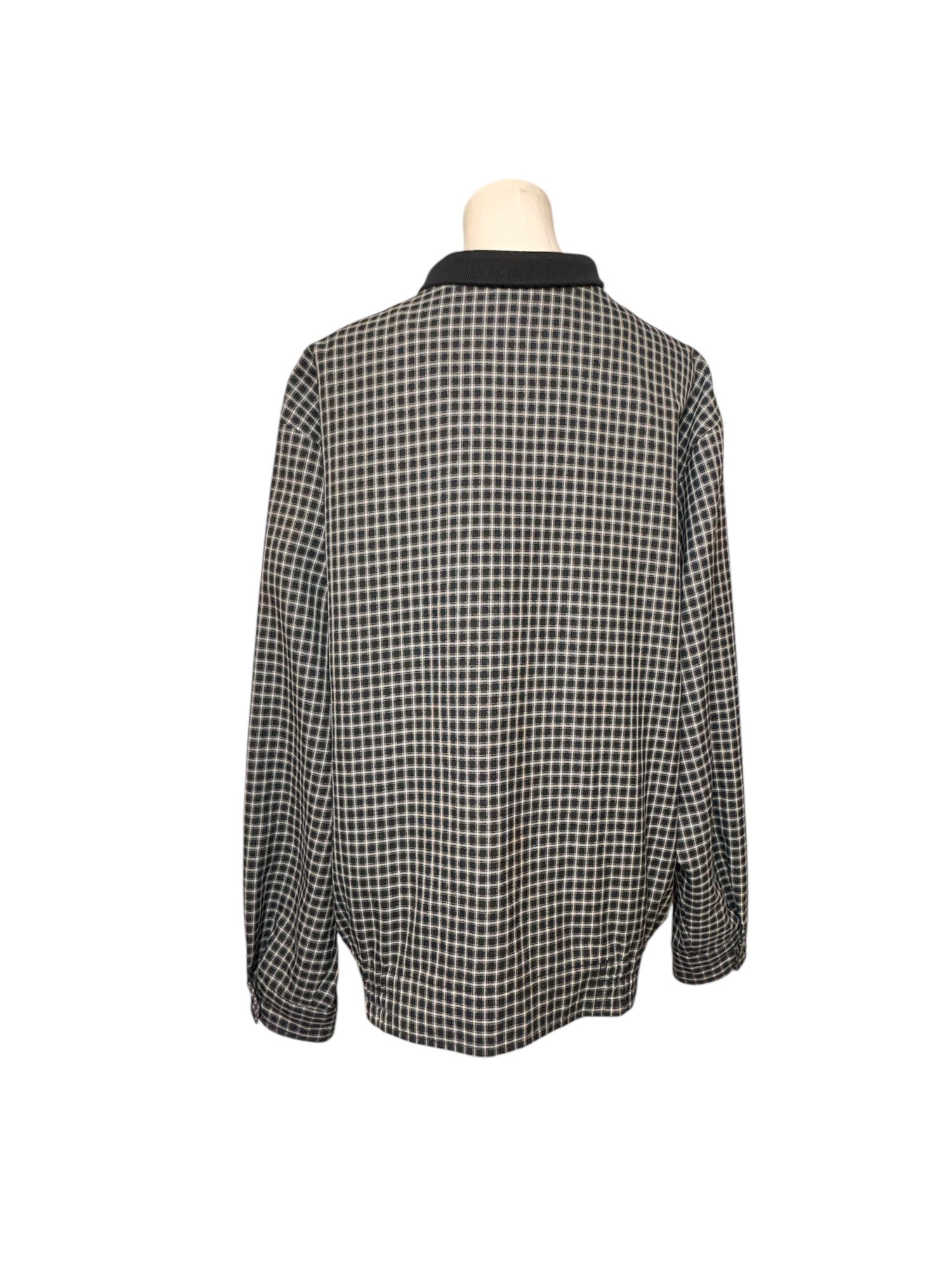 YSL Pour Homme Black Plaid Jacket