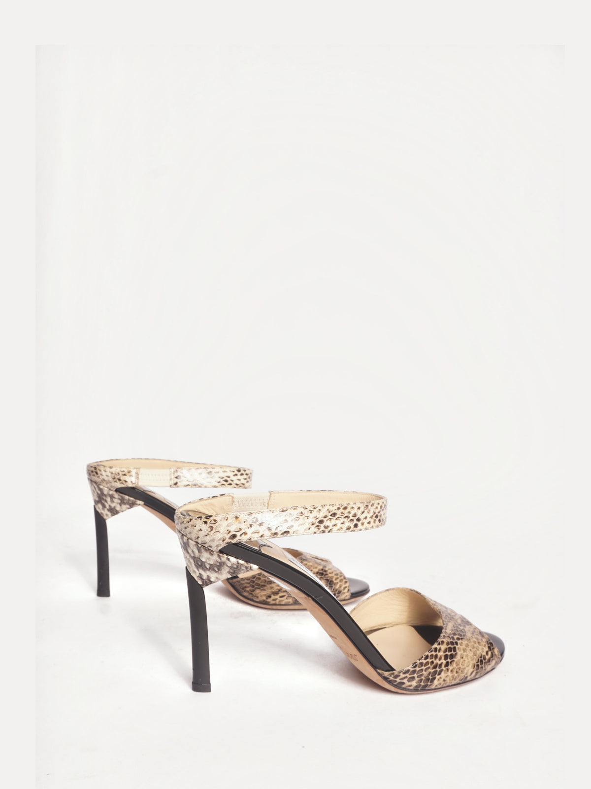 Jimmy Choo Snakeskin Mules