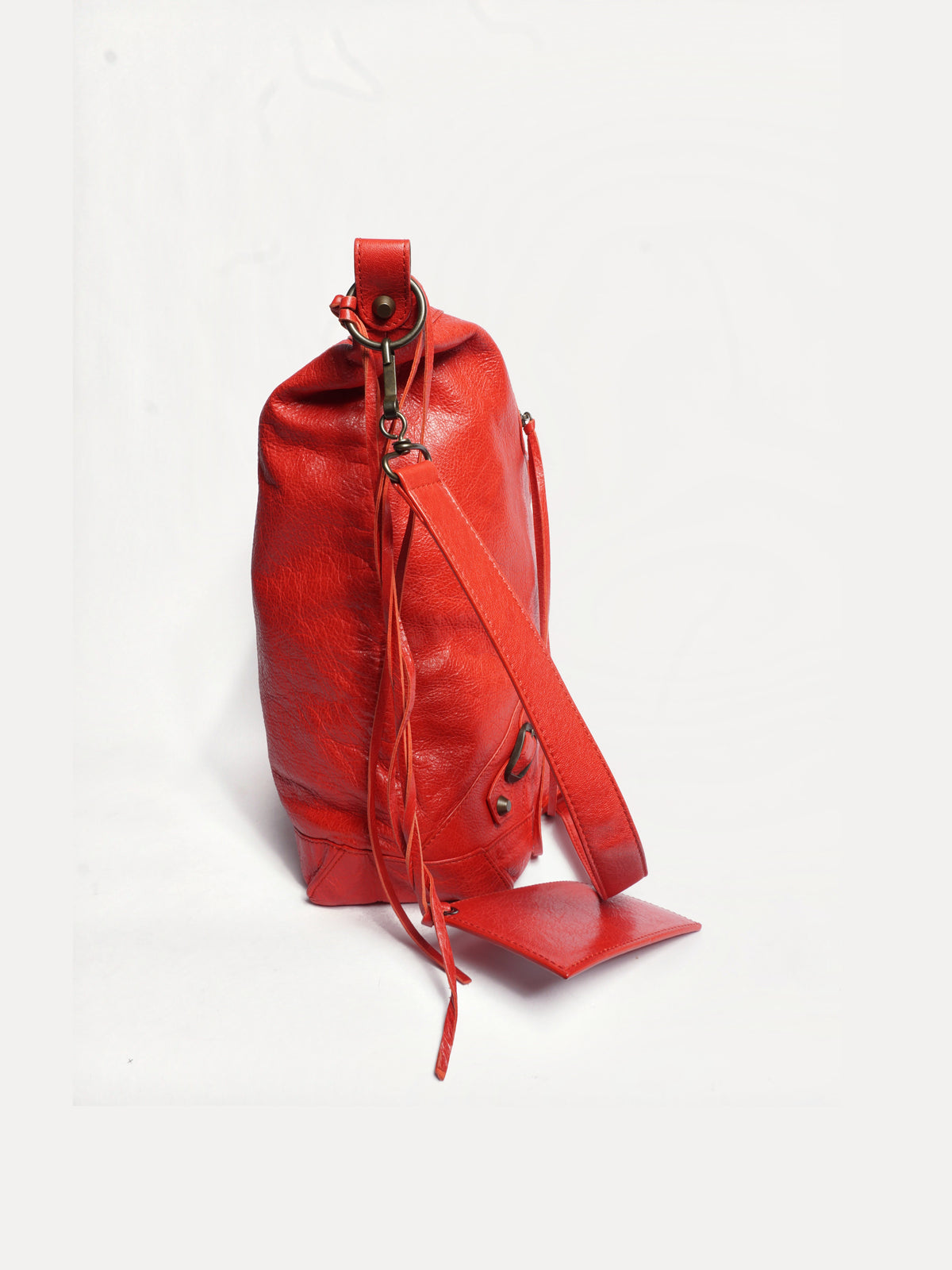Balenciaga The Day Red Crossbody Bag