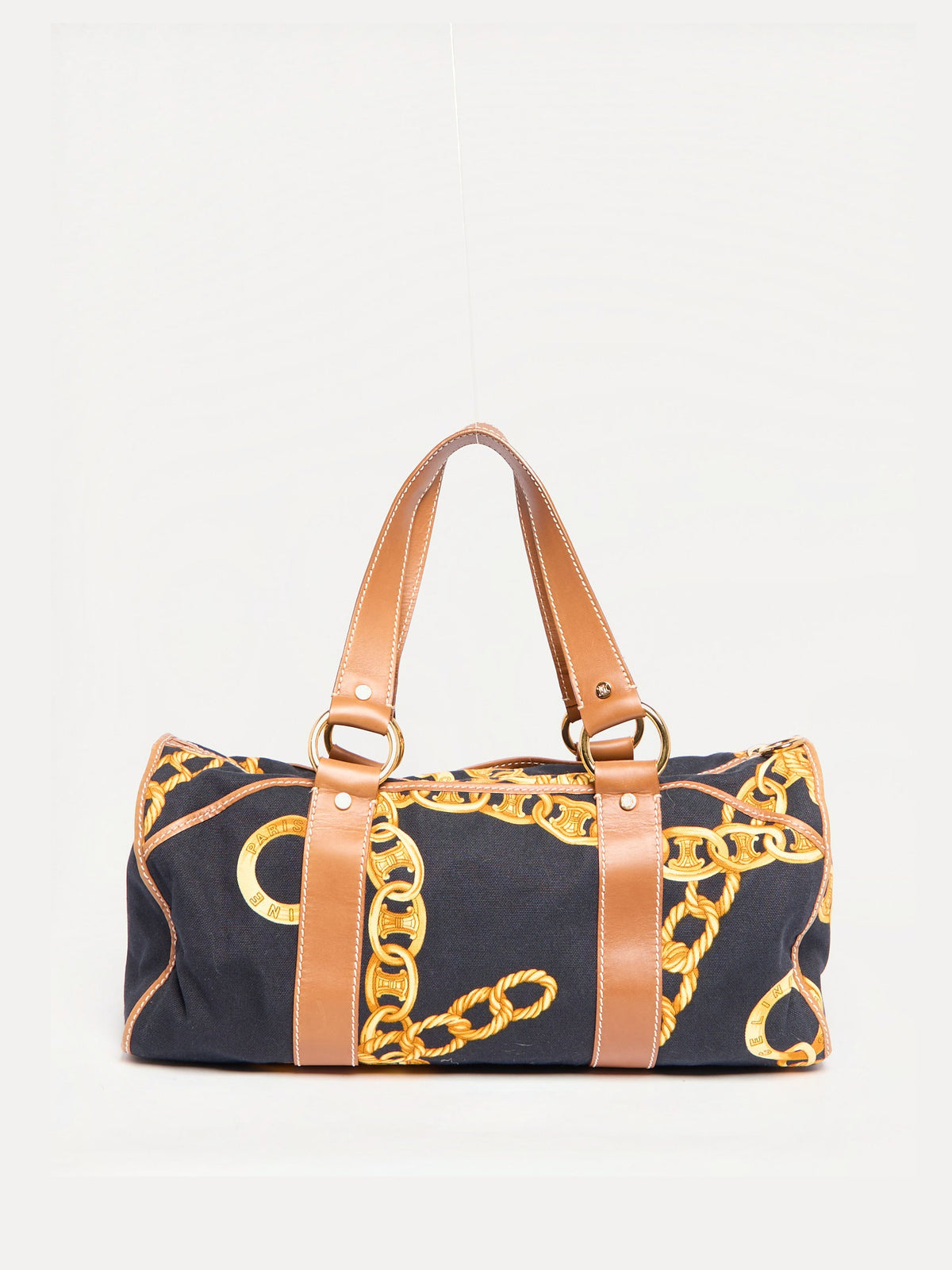 Celine Chain Print Duffel